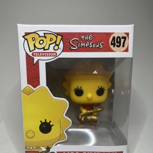 The Simpsons Funko Pop! #497 Lisa Simpson with Saxophone Television Vinyl NIB