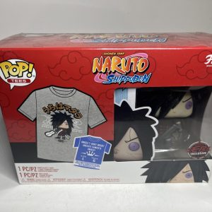 Funko Pop! Tee Naruto Shippuden Madara Uchiha Vinyl Figure + T-Shirt Box Set