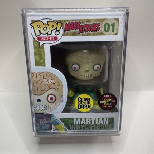 Funko Pop! Mars Attacks Martian Glow In The Dark SDCC #01 Damage