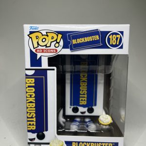 Funko Pop Ad Icons Blockbuster #187 Vaulted Retro Video Store Mascot MIB Rare