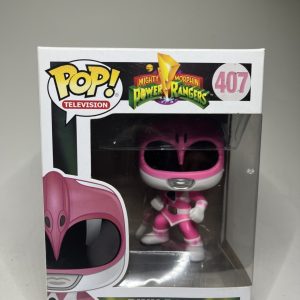 Funko Pop Power Rangers Pink Ranger #407 Mighty Morphin TV Show Vaulted MIB