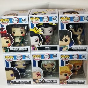 Funko POP! Animation: Demon Slayer Complete Set of 6 #1530-1535