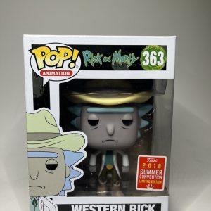 Rick and Morty Funko Pop Animation #363 Western Rick 2018 Summer Convention