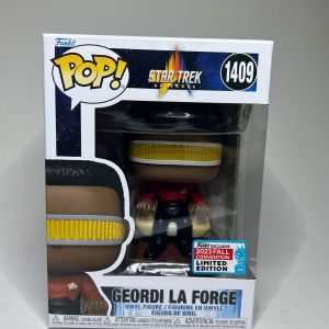 Funko Pop Geordi La Forge #1409 Star Trek 2023 Fall Convention Exclusive NIB