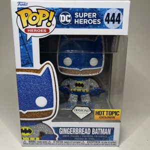 Funko pop! Heroes: Gingerbread Batman #444 hot topic exclusive Diamond