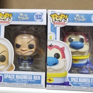 SPACE MADNESS REN AND STIMPY #1532 & #1533 FUNKO POP!  NICKELODEON