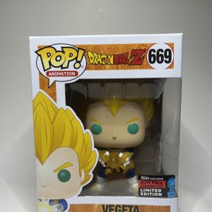 Funko Pop Dragon Ball Z #669 Vegeta Super Saiyan 2019 Fall Convention LE
