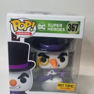 Funko Pop Penguin Snowman #367 DC Heroes Hot Topic Exclusive Vaulted