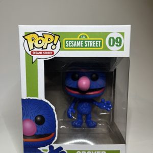 Funko Pop Sesame Street #09 Grover Vinyl Figure Vaulted Rare