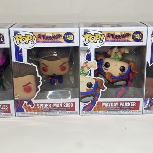 Funko Pop! Spider-Man Across The Spider Verse Set of 4 #1410, 1409, 1411, 1412