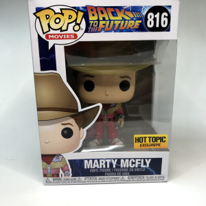 Funko Pop! Movies: Back to the Future -  MARTY MCFLY  #816 HOT TOPIC