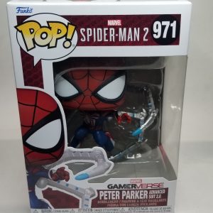 Funko Pop! Spider-Man 2 Game Peter Parker Advanced Suit 2.0  Vinyl Figure #971