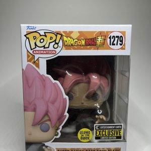 Funko Pop DB Super Super Saiyan Rose Goku Black #1279 EE Exclusive GITD