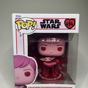 Funko Pop Star Wars Luke Skywalker with Grogu #494 Valentines Exclusive MIB
