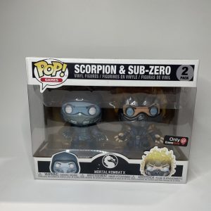 Funko Pop! Vinyl: Mortal Kombat  X - 2 Pack- Scorpion & Sub-zero Game Stop