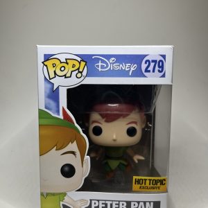 Funko Pop Disney Peter Pan #279 Hot Topic Exclusive Vinyl Figure Rare