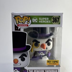 Funko POP The Penguin Snowman #367 Vinyl Figure DC Super Heroes Hot Topic Exclus