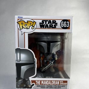 Funko Pop Star Wars The Mandalorian with Darksaber #663
