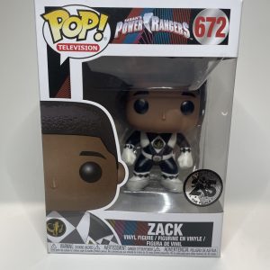 Funko Pop Television: Power Rangers Black Ranger Zack #672