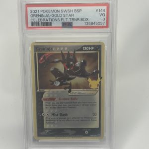 Greninja Gold Star PSA 3 Pokémon Celebrations ETB Promo SWSH144