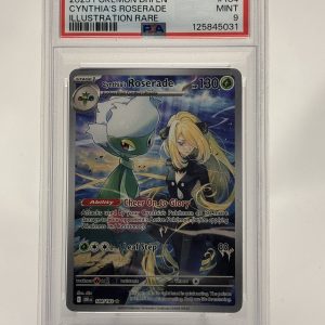 Cynthia’s Roserade Illustration Rare PSA 9 Pokémon Destined Rivals