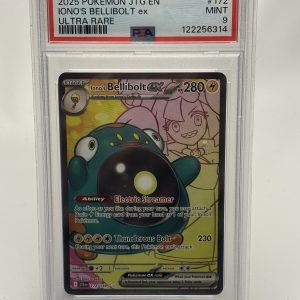Iono’s Bellibolt ex Ultra Rare PSA 9 Pokémon 172/159