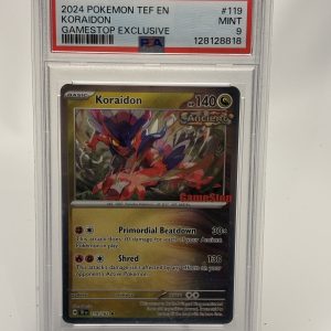 Koraidon GameStop Exclusive PSA 9 Pokémon 119/162