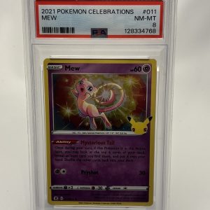 Mew PSA 8 Pokémon Celebrations 011/025