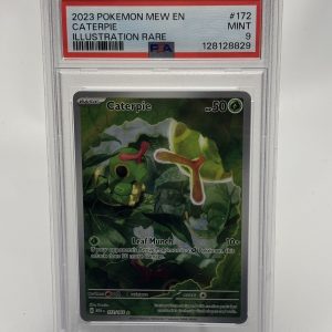 Caterpie Illustration Rare PSA 9 Pokémon Mew 172/165