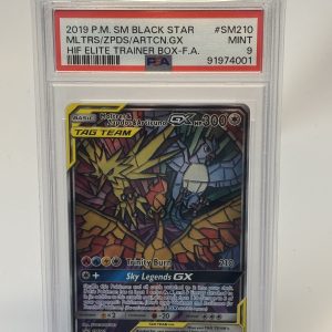 Moltres Zapdos Articuno GX SM210 PSA 9 Tag Team Promo