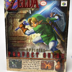 Zelda Ocarina of Time Official Perfect Guide with poster