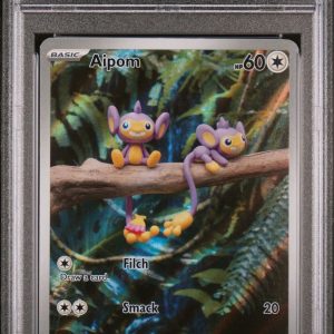 Aipom Illustration Rare PSA 9