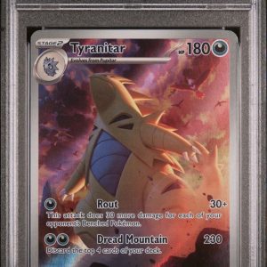Tyranitar Illustration Rare #222 PSA 9 2023 PAL EN