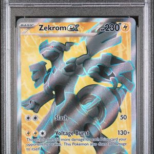 Zekrom ex Ultra Rare #158 PSA 9 2025 BLK EN