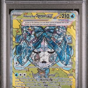Wellspring Mask Ogerpon ex SIR #152 PSA 9 2025 PRE EN