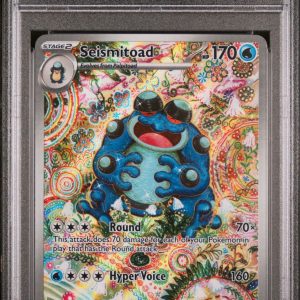 Seismitoad Illustration Rare #105 PSA 8 2025 BLK EN