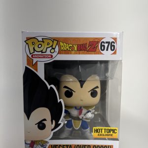 Funko Pop! DBZ Vegeta #676 Over 9000! Hot Topic Exclusive Minor Box Wear
