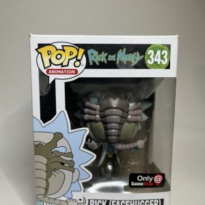 Rick and Morty Funko Pop Animation #343 Rick Facehugger GameStop Exclusive