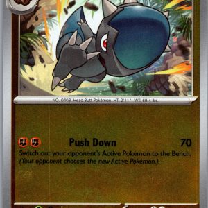 Cranidos Reverse Holo Common ME05: Pitch Black 044/084 NM