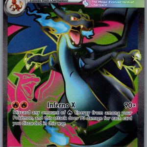 Mega Charizard X ex Holo Ultra Rare ME02: Phantasmal Flames 109/094