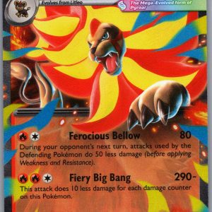 Mega Pyroar ex Holo Double Rare ME04: Chaos Rising 015/086 NM