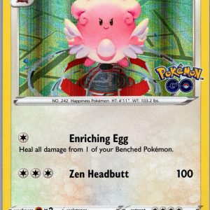 Blissey Holo Rare Pokemon GO 052/078 NM