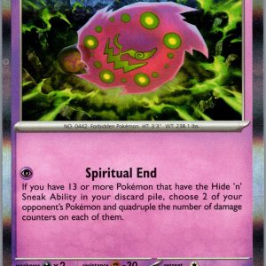 Spiritomb Holo Rare ME05: Pitch Black 035/084 NM