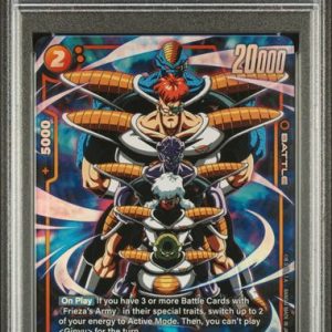Dragon Ball Fusion World Awakened Pulse Ginyu SR* Alternate Art FB01 PSA 10