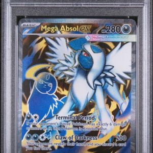 Mega Absol Ex Ultra Rare Pokemon Meg En-Mega Evolution 161 NM PSA 10