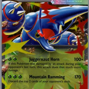 Mega Heracross ex - Holo Double Rare ME02: Phantasmal Flames 004/094 NM