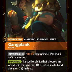 Gangplank - Naval Foil Rare Vendetta 086/166 NM
