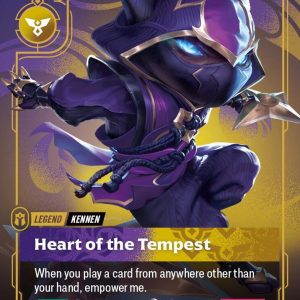 Kennen - Heart of the Tempest Foil Rare Vendetta 155/166 NM