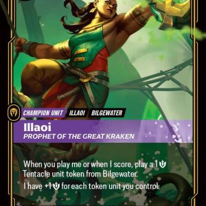 Illaoi - Prophet of the Great Kraken Foil Rare Vendetta 109/166 NM
