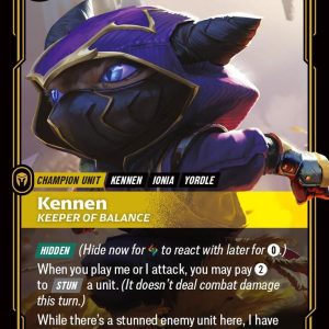 Kennen - Keeper of Balance Foil Rare Vendetta 135/166 NM